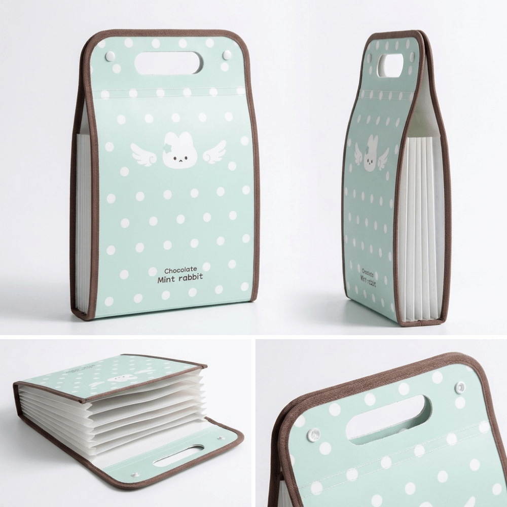 Folder File Ekspansi Polka Poi - Expandable Accordion File Folder 13 Pockets ulasan dan harga